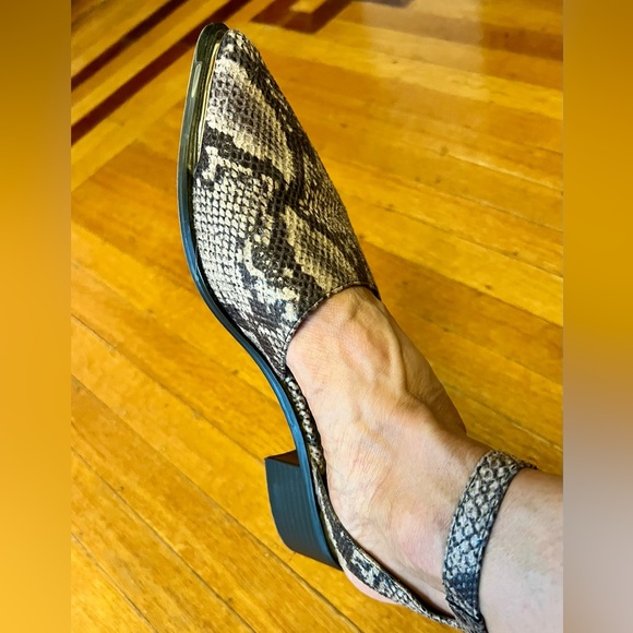 ASOS Python Print Low Heels, Size 8.5 - Picture 9 of 11